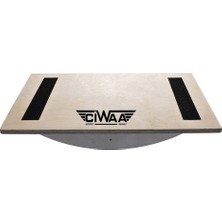 Ciwaa CWA-915 Denge Tahtası Ahşap 59 x 35 x 12 cm Çocuklar İçin Eğlenceli Denge Gelişimi