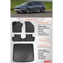 Rizline Fiat Egea Cross/hb 2020 ve Sonrası 3D Premium Havuzlu Paspas ve Bagaj Havuzu