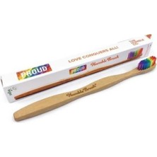 Humble Brush Gökkuşağı Renkli Diş Fırçası Soft Yumuşak Kıllarla Ekolojik Bambu Tasarım