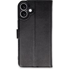 Zenvia Mey Ithalat®  iPhone 16 Plus Kılıf Trend S Plus Kapaklı Kılıf - Siyah