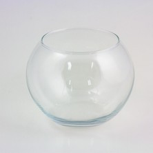 Paşabahçe Cam Fanus  Cam Vazo 45068 19 x 16 cm
