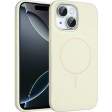 Zenvia Zcv Mey Ithalat®   iPhone 14 Kılıf Jully Magsafe Kapak - Bej ZNV2026