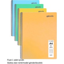 Mynote Text Pastel Defter A4 60 Yaprak Kareli 1 Adet