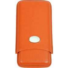 Parmida Kahverengi Taşınabilir 3'lü Puro Seyahat Kılıfı PPK0169