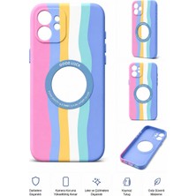 iPhone 12 Uyumlu Desenli Renkli Kılıf