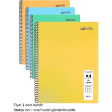 Mynote Text Pastel Defter A4 100 Yaprak Kareli 1 Adet