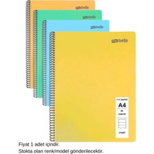 Mynote Text Pastel Defter A4 40 Yaprak Çizgili 1 Adet