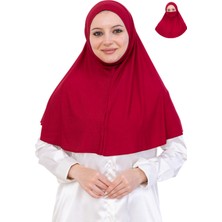 Modish Group Hazır Başörtüsü Pratik Islami Giyim Penye Peçeli Türban Namaz Için Yumuşak Eşarp