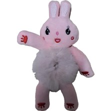 Miniso Tavşan Figürlü Peluş Saç Lastiği (Pembe) – Sevimli ve Yumuşak Tasarım