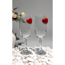 Zenvia Kirlinova® Kalp Motifli 2'li Meşrubat Bardağı