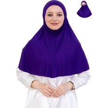 Modish Group Hazır Başörtüsü Pratik Islami Giyim Penye Peçeli Türban Namaz Için Yumuşak Eşarp