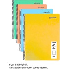 Mynote Flex Pastel Defter A4 40 Yaprak Çizgili 1 Adet