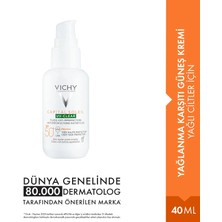 Vichy Capital Soleil UV- Clear Yağlanma Karşıtı Güneş Kremi- Yağlı Ciltler İçin 40 ML