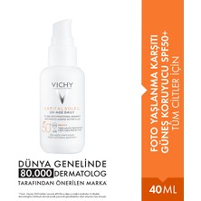 Vichy Capital Soleil Foto Yaşlanma Karşıtı Güneş Koruyucu SPF50+ Tüm Ciltler İçin Hafif Krem