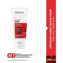 Vichy Dercos Energisant Saç Kremi 200 ml Aminexil ve Vitamin İçerikli Dökülme Karşıtı Tüm Saç Tipleri