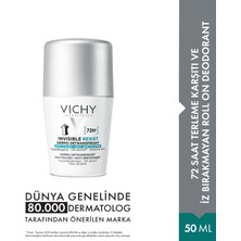 Vichy İz ve Terleme Karşıtı Roll-on 72H 50 ml
