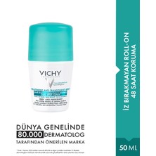 Vichy Roll-on Terleme Karşıtı Deodorant 50 ml İz Bırakmayan Özellikli Cilt İçin