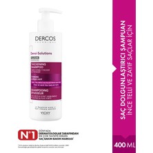 Vichy Dercos Densi-Solutions Güçlendirici Şampuan 400 ml İnce ve Zayıf Telli Saçlar İçin