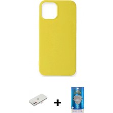 Pileli Store Pilelistore™ iPhone 12 Mini Kılıf Kozmos Yansıma Özel Seri - Şeffaf Royal Nano Ekran Koruyucu + Renkli Kamera Lens Koruma Cam - Pe