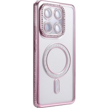 Zenvia Mey Ithalat®   Mi 15T Pro Joke Simli Magneticsafe Kılıf - Pembe
