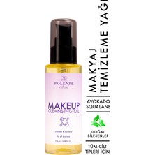 Polente Natural 100 ml Makyaj Temizleme Yağı Tüm Cilt Tipleri İçin Avokado Yağı ve Skualen İçerir