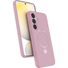 Zenvia Mey Ithalat®  Samsung Galaxy A16 5g Regal Magsafe Standlı Kapak - Açık Pembe