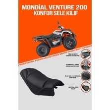 PROOFMOTO Mondial Venture 200 Atv - Konfor Sele Kılıfı