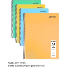 Mynote Flex Pastel Defter A4 60 Yaprak Kareli 1 Adet
