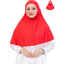 Modish Group Hazır Başörtüsü Pratik Islami Giyim Penye Peçeli Türban Namaz Için Yumuşak Eşarp