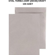 Oyal Torba Zarf 26X35 Kraft 90 gr 100 Adet – Dayanıklı ve Doğal Gönderim Çözümü