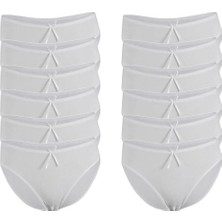 Özten İç Giyim Özten Kadın 12'li Paket Bambu Bikini Külot
