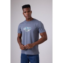 Marıne Tee™ Deniz Temalı Ribana Bisiklet Yaka Pamuk T-Shirt