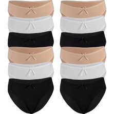 Özten İç Giyim Kadın 12'li Paket Bambu Bikini Külot