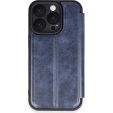 WebMediCode Iphone 16 Pro Max Kılıf Flip Cover - Lacivert