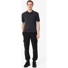 Lacoste Fleece Cargo Erkek Siyah Eşofman Altı
