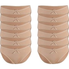 Özten İç Giyim Özten Kadın 12'li Paket Bambu Bikini Külot