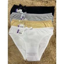 Sedef 4 Lü Kadın Bikini Külot Karışık Renk S1065