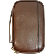 Parmida Kahverengi Deri Taşınabilir Puro Seyahat Humidoru PSH0128