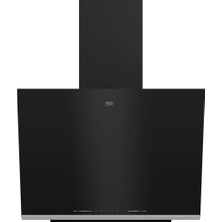 Beko Bde 6062 S1 Siyah Duvar Tipi Davlumbaz Eğimli Tasarım 720 m³/h Maksimum Emiş Gücü
