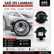 Mars Toyota Corolla 2007-2012 | Auris / Rav4 / Yaris / Swift Uyumlu Sağ Sis Lambası