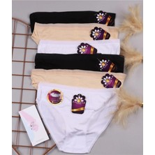 Papatya 2729 Şeffaf Lastik Micro Modal Slip 6 Lı