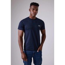 Marıne Tee™ Deniz Temalı Ribana Bisiklet Yaka Pamuk T-Shirt
