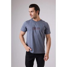 Marıne Tee™ Deniz Temalı Ribana Bisiklet Yaka Pamuk T-Shirt