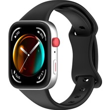 Dexmon Huawei Watch Fit 3 Fit 4 Fit 4 Pro Fit 5 Fit 5 Pro Uyumlu Slim Kesim Ince Silikon Kelebek Tasarım Kordon Kayış