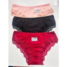 Aves Dantelli Bikini Slip 3lü Külot 3ADET