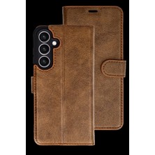 WebMediCode Galaxy S26 Plus Trend S Plus Kapaklı Kılıf - Taba