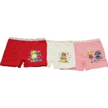 Mila Bebe 3'lü Paket Dondeza Kız Çocuk Boxer