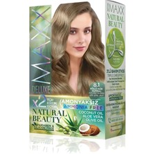 Tedarik Najmaddin Natural Beauty Amonyaksız Saç Boyası 8.1 Küllü Açık Kumral Najmaddin