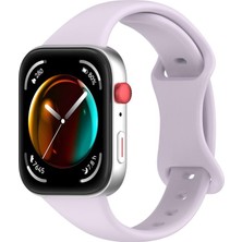 Dexmon Huawei Watch Fit 3 Fit 4 Fit 4 Pro Fit 5 Fit 5 Pro Uyumlu Slim Kesim Ince Silikon Kelebek Tasarım Kordon Kayış