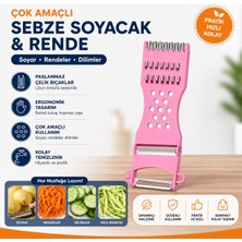 365Dükkan Çok Amaçlı Sebze Soyacak & Rende – Paslanmaz Çelik 4 Fonksiyonlu Mutfak Aleti